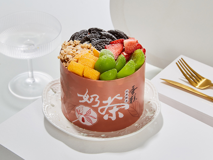 五福奶茶蛋糕